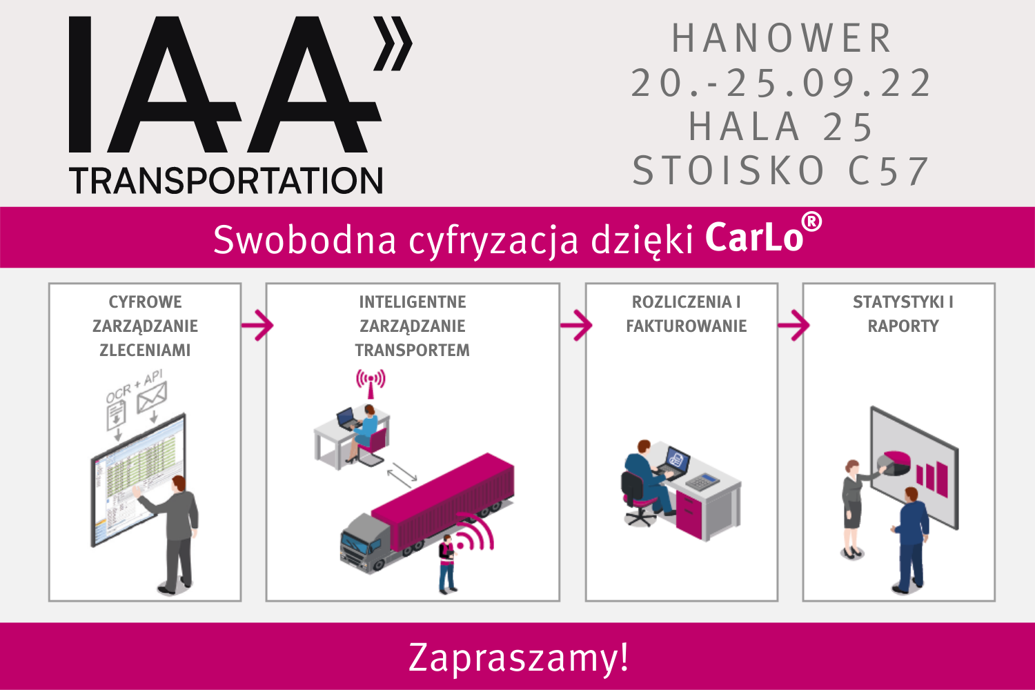 IAA Transportation Hannover 2022: Papier to przeszłość! Swobodna cyfryzacja dzięki CarLo®