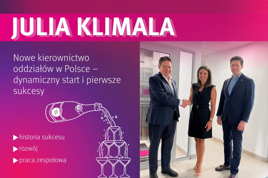 Nowe kierownictwo oddziałów w Polsce